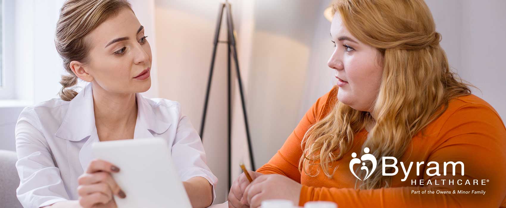 Healthcare Professional and Woman with Diabetes
