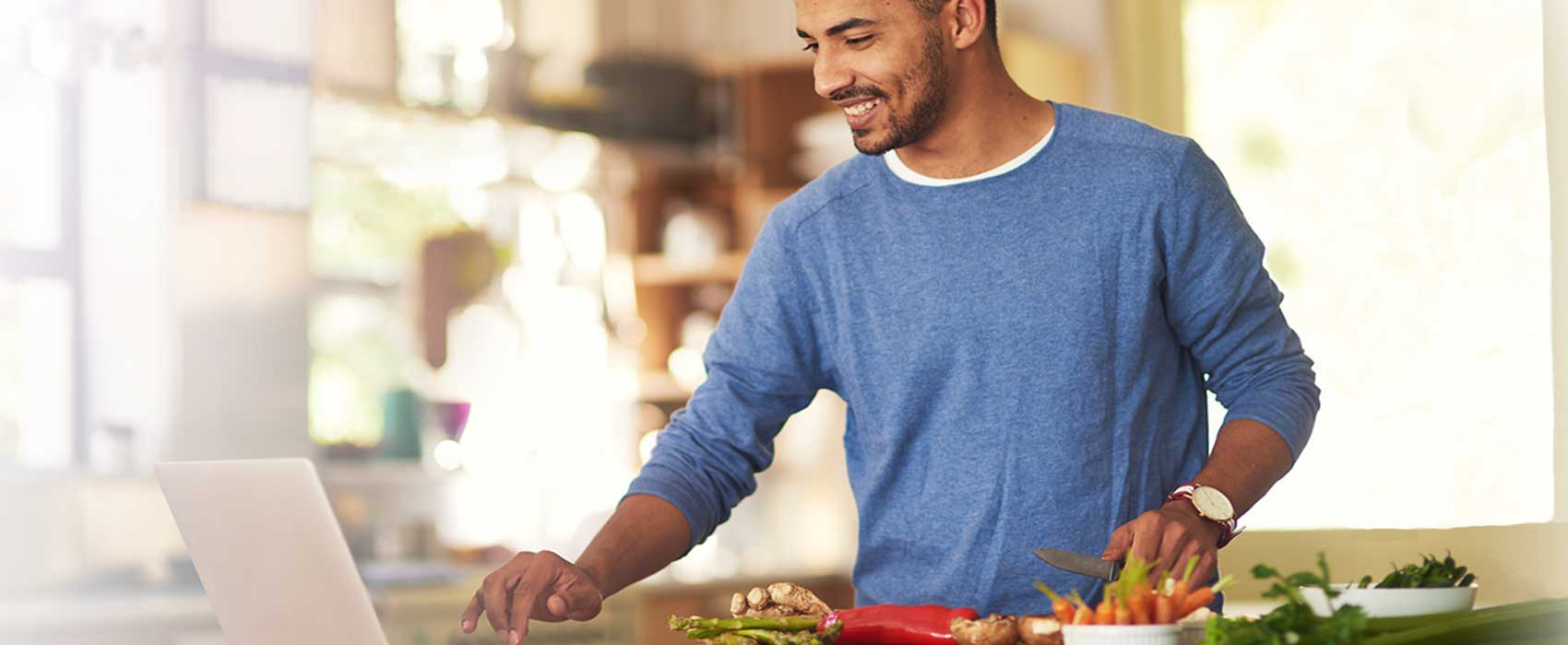 Man in Kitchen