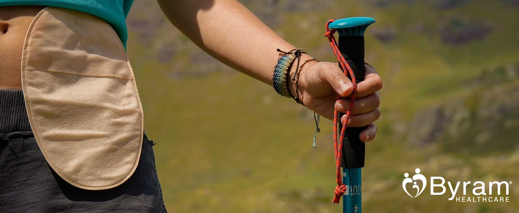 Hiker with ostomy Bag 