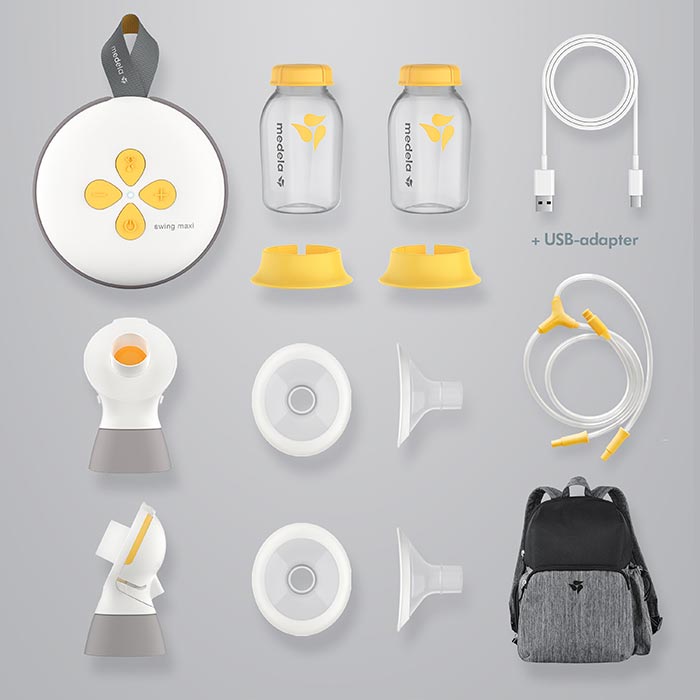 Medela Swing Maxi Photo of What is Included with Purchase