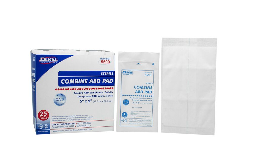 Sterile, ABD Pad, 5" x 9" | Byram Healthcare
