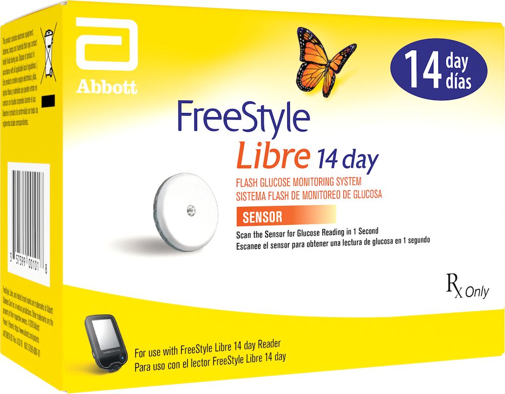 Freestyle Libre 14 Day Flash Glucose Monitoring System Sensor Kit Byram Healthcare