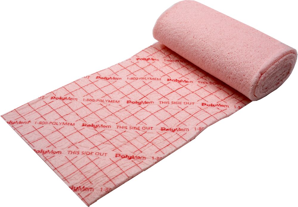 PolyMem Non-Adhesive Roll Dressing 4"x24" | Byram Healthcare PolyMem Non-Adhesive Roll Dressing 4"x24" | Byram Healthcare