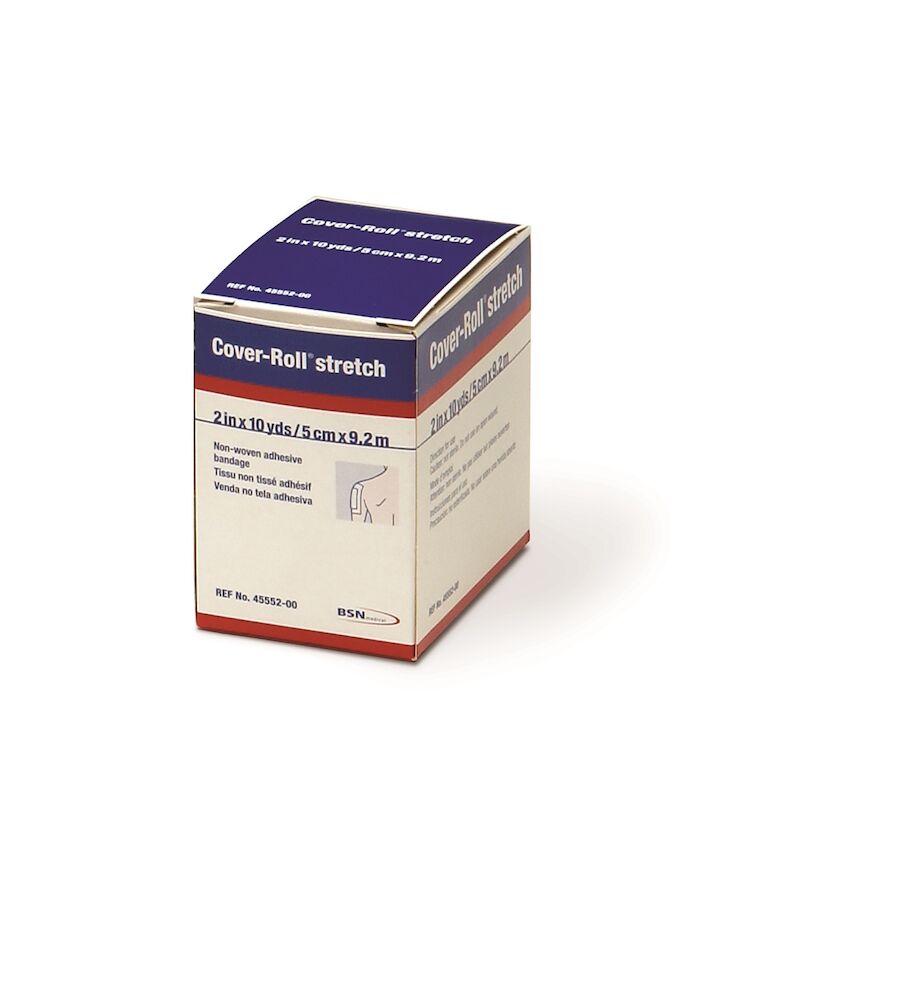BSN Medical Cover Roll Stretch Adhesive Bandage - 2" X 10 Yards, Case Of 12 Rolls, Latex-Free