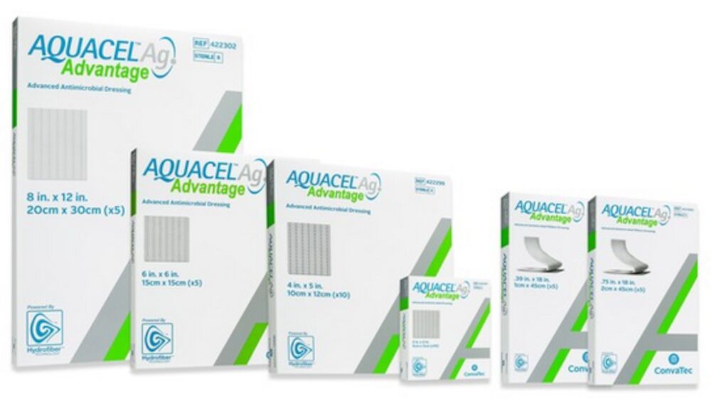AQUACEL® Ag Advantage Enhanced Hydrofiber® Dressing With Silver 2