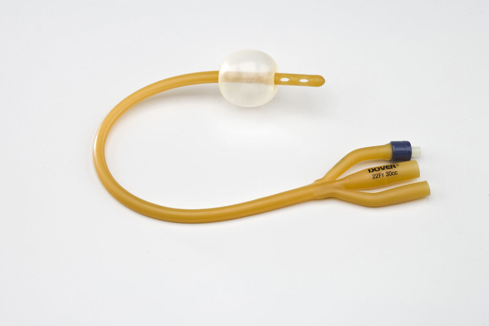 DOVER™ SILICONE ELASTOMER COATED LATEX T.U.R.P FOLEY CATHETER, 30 