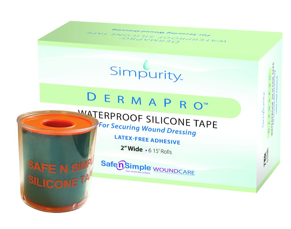 Nastro Chirurgico Trasparente Nastro Medico In Silicone Safensimple 2 Rotoli Da 2 Pollici X 15 Piedi 470166 - Foto 3