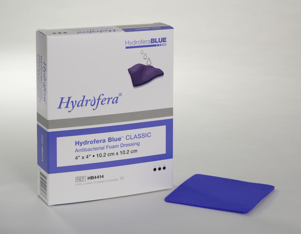 white christmas dresses Hydrofera Blue Classic HB2214 Antibacterial Foam Dressing, 2 X 2 Inch, Box  of 10 main image 1