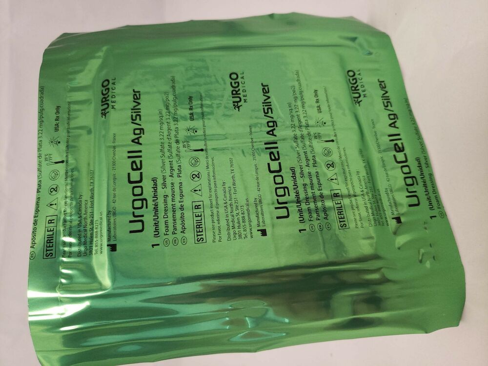 urgo ag silver dressing UrgoClean AG Silver Wound Dressing 6x8 Inch: Box of 5