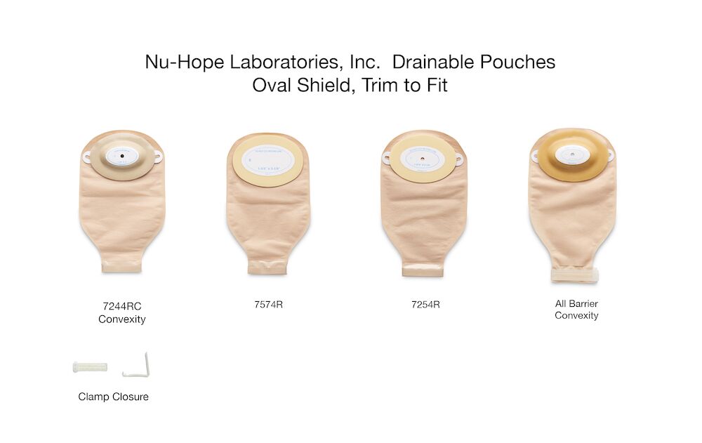 Nu-Hope Oval Drainable NuBarr+ Trim To Fit Roll-Up Deep Convex