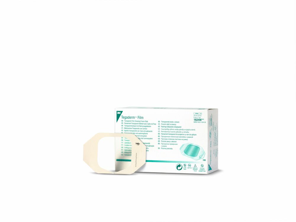 3M Tegaderm Film 1624W 95枚 3M™ Tegaderm™ Transparent Film Dressing Frame Style 1624W | Byram