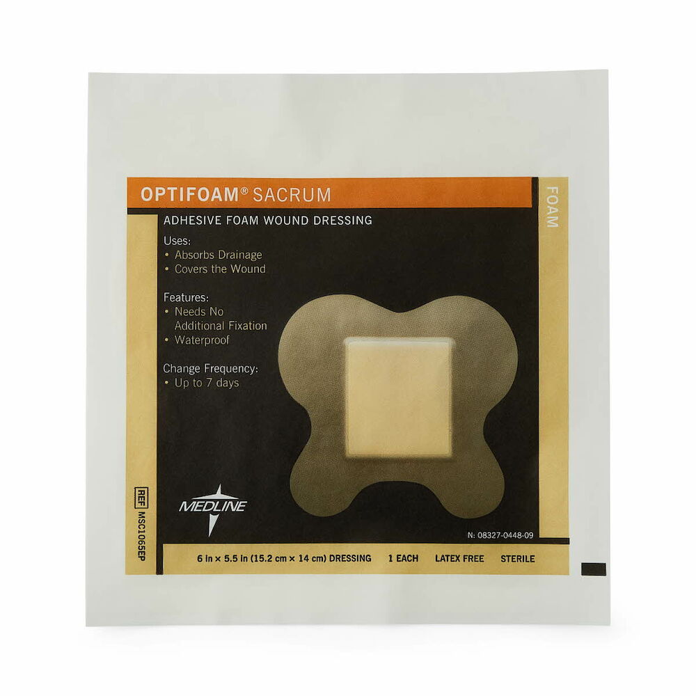 Optifoam Sacrum Adhesive Foam Wound Dressing | Byram Healthcare