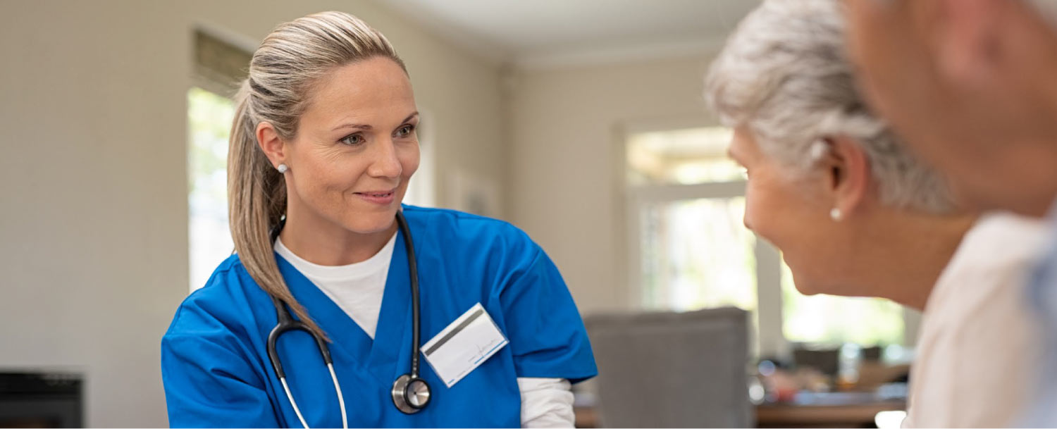 Nurse Addressing Couple
