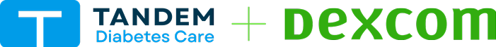 Logo de candado de Tandem Dexcom