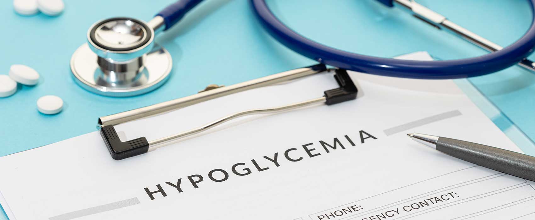 Hypoglycemia on Doctors Clip Board Chart