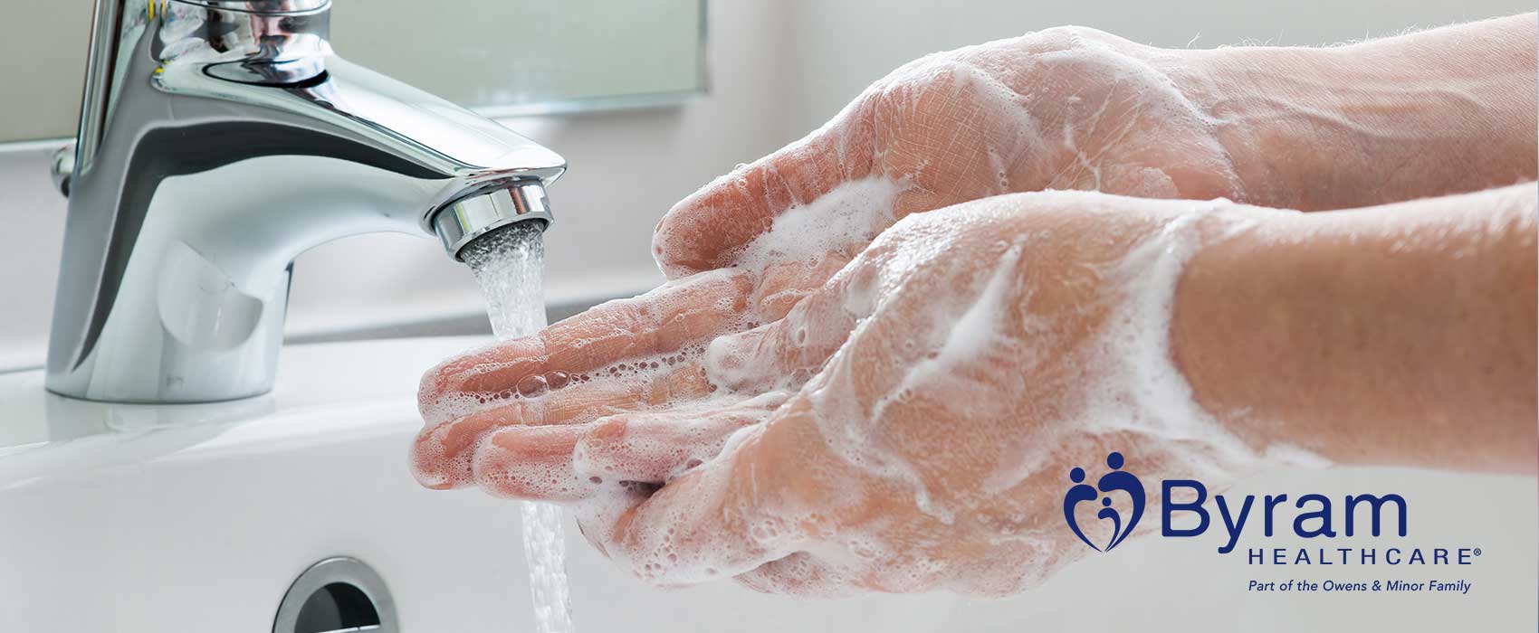 Washing Hands in Sink