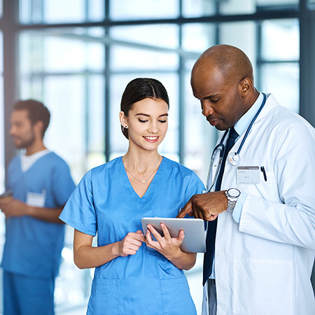 doctors having conversation 