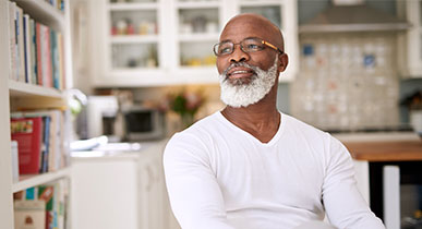 man sitting in chair 