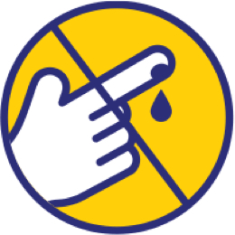 no fingersticks icon