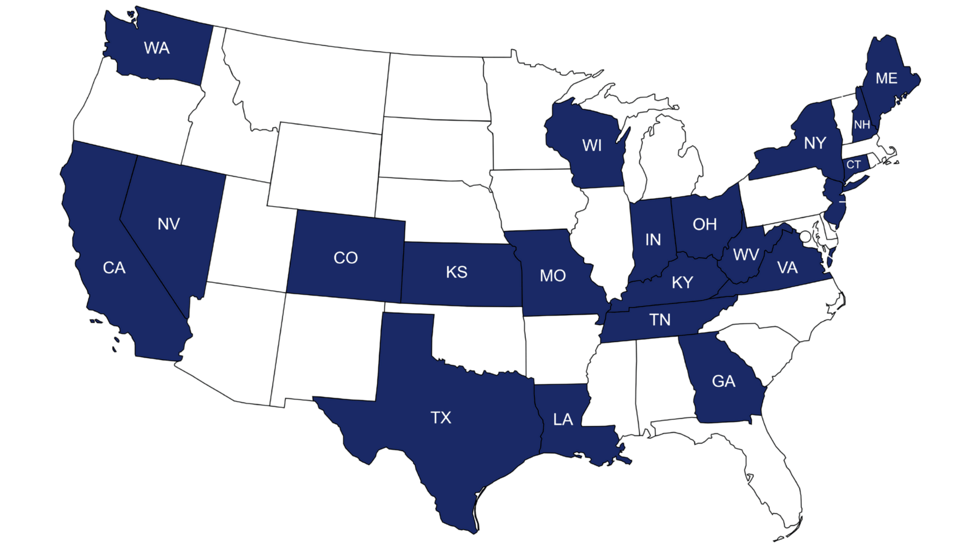 Elevance USA coverage map