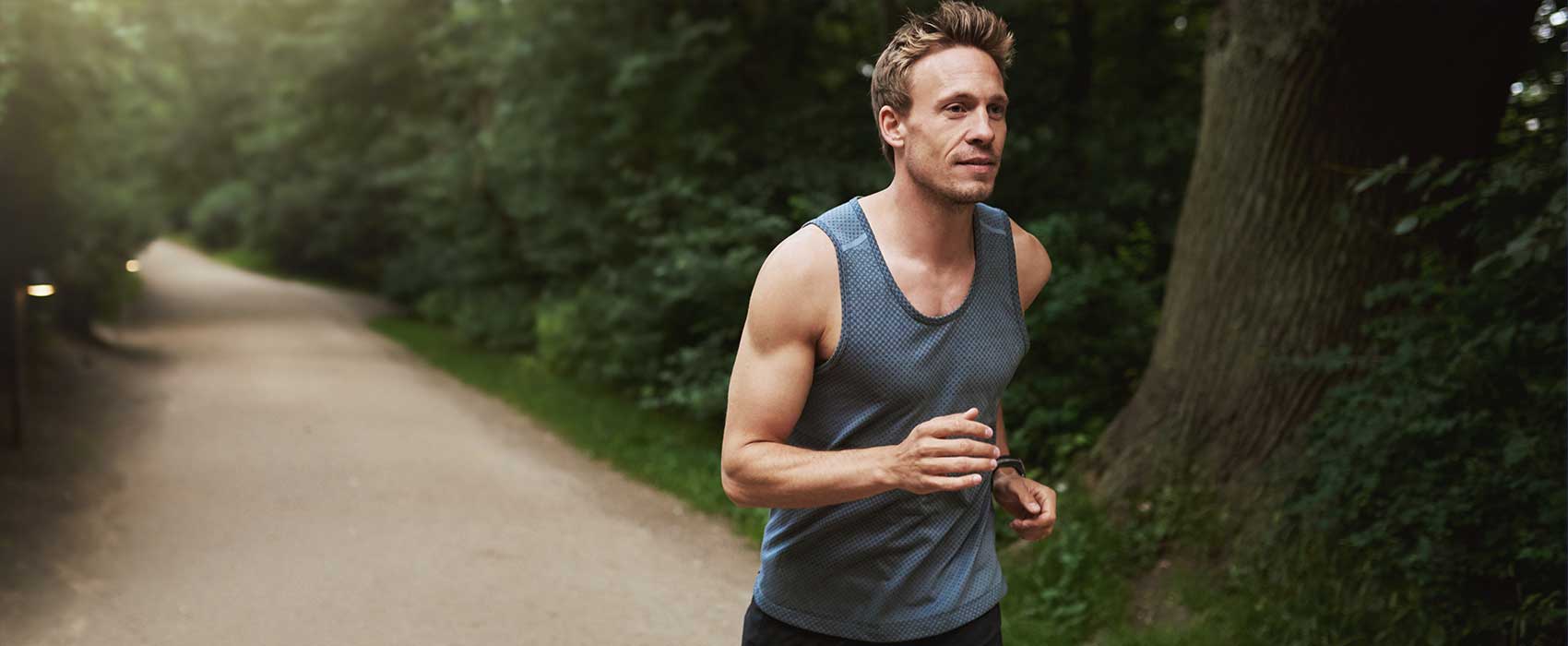 man running