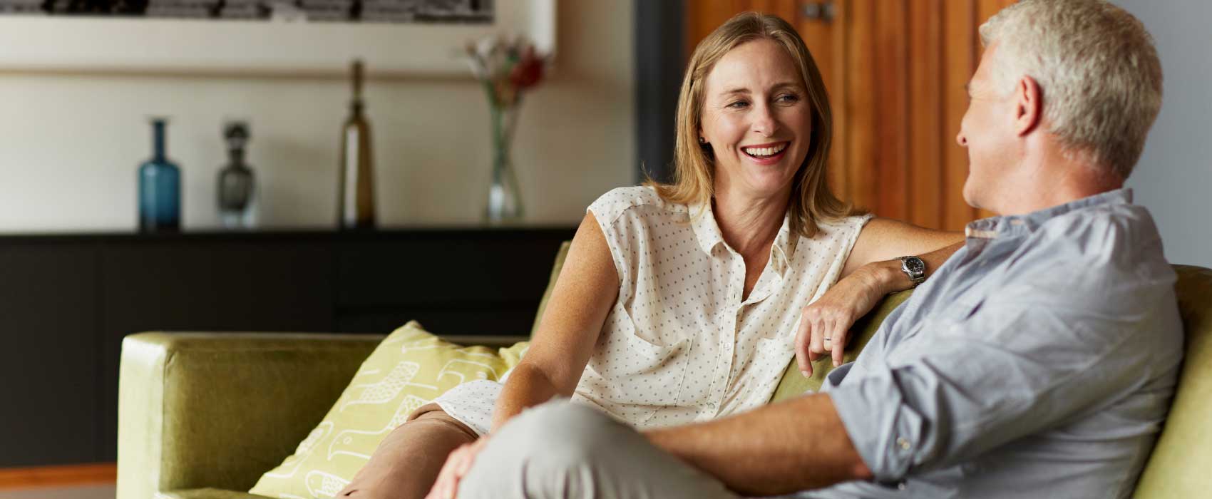 older couple smiling