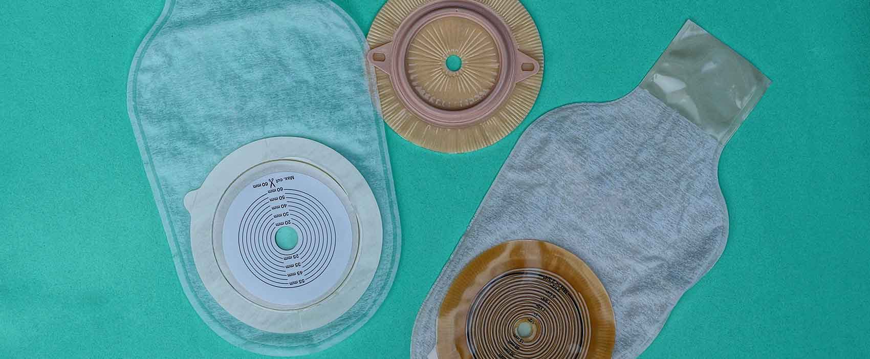 one and two piece ostomy pouches